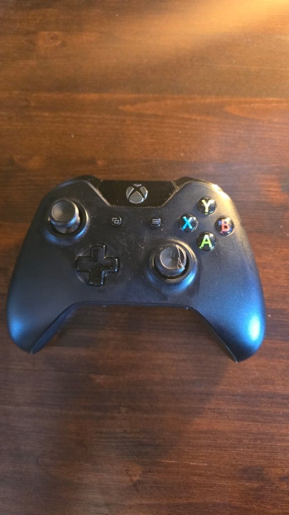 Xbox Controller - Zwart, Spelcomputers en Games, Xbox One, Ophalen of Verzenden, Zo goed als nieuw, Controller