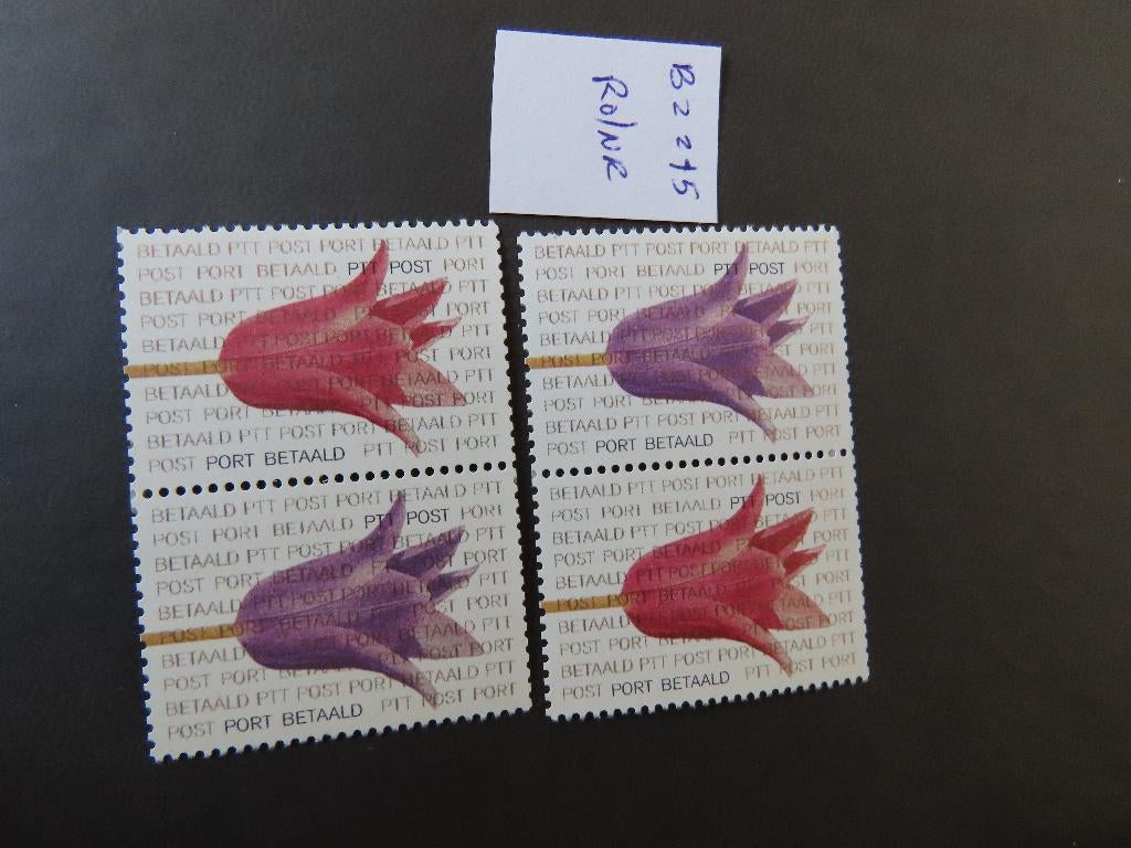 port betaald combi uit 2-5 met rolnr, Postzegels en Munten, Postzegels | Nederland, Ophalen of Verzenden, Na 1940, Postfris
