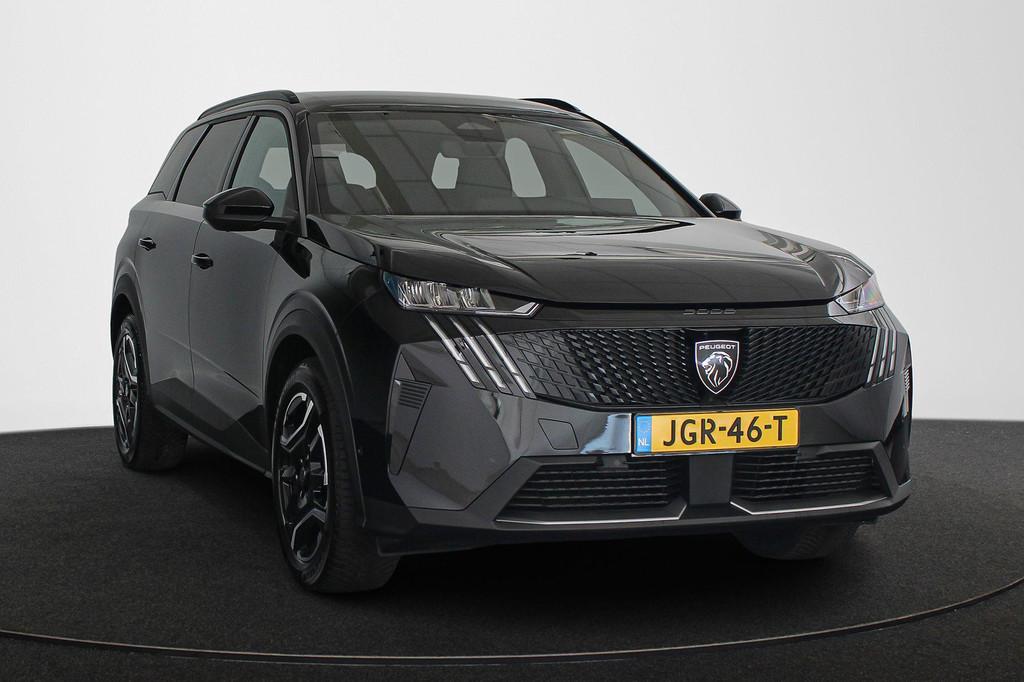 Peugeot e-5008 Allure Avantage 73 kWh 7p. Seat Pack Trekhaak, Gebruikt, 213 pk, Zwart, Origineel Nederlands