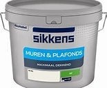Sikkens en Sigma Latex Matt Ral 9010, Ophalen, 5 tot 10 liter, Wit, Nieuw