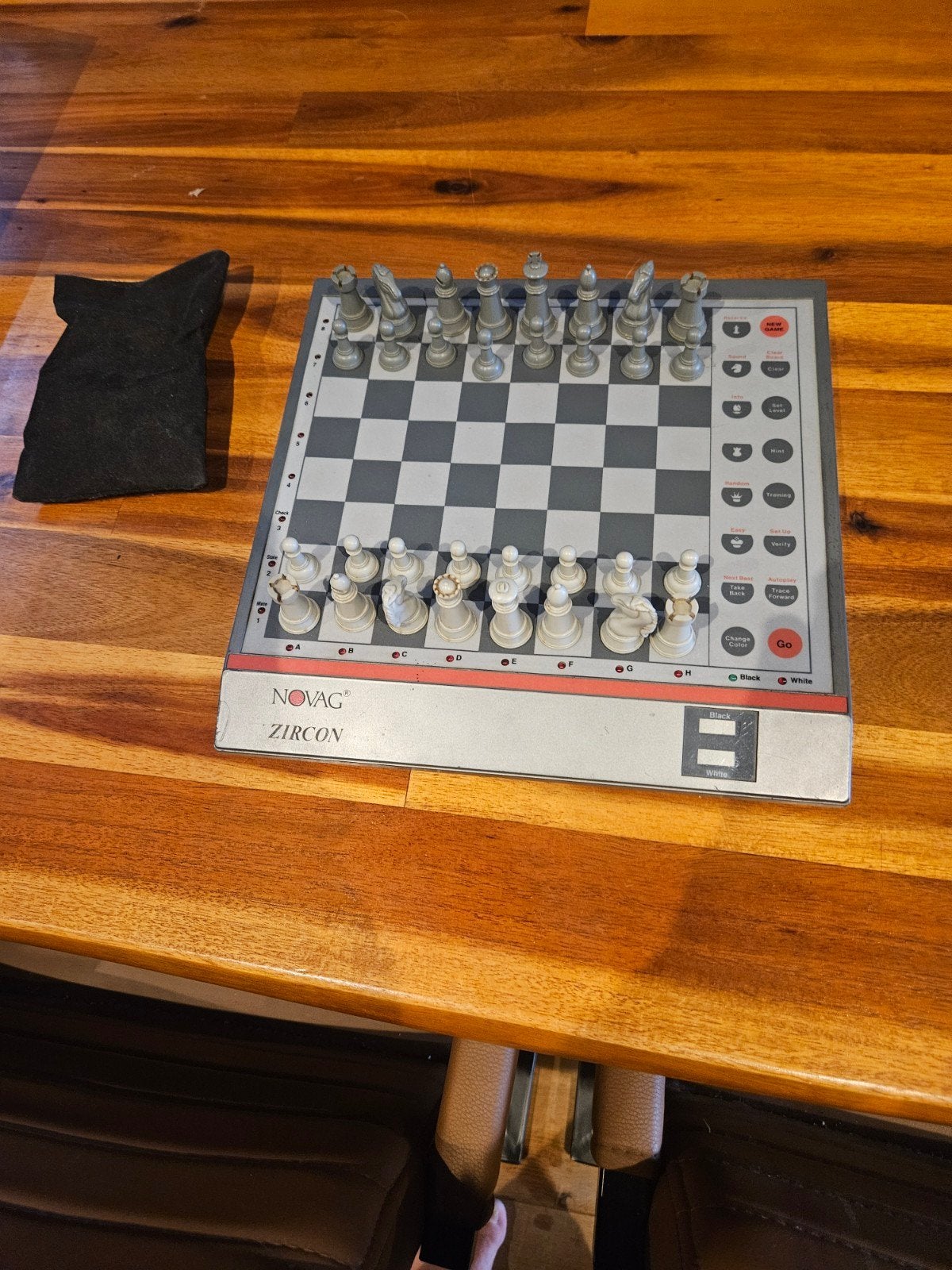 Novag Zircon Elektronisch Schaakbord - Zo goed als nieuw, Een of twee spelers, Ophalen, Zo goed als nieuw, Novag