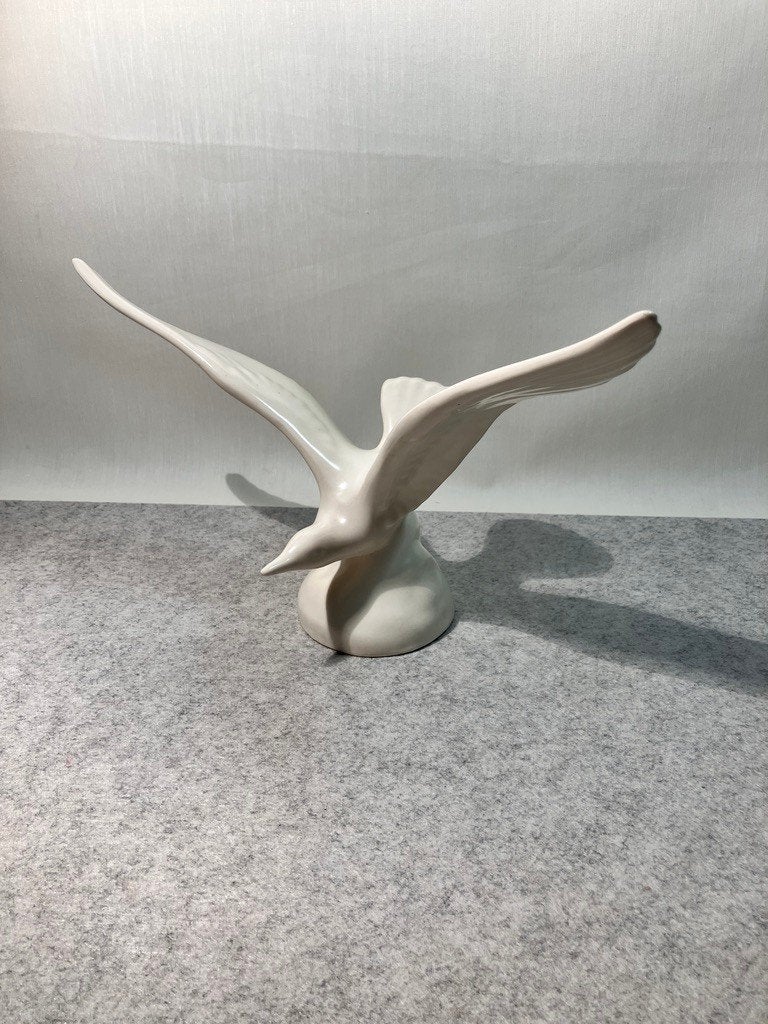 Jan Schonk Plazuid Gouda Art Deco zeemeeuw ca 1930.   1, Antiek en Kunst, Verzenden, 20 - 50 cm, Beeld, Europa