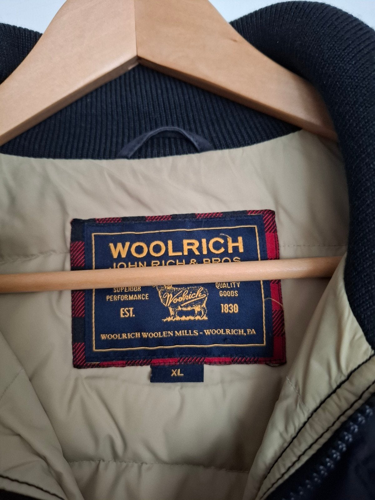 woolrich jas xl zwart, Kleding | Heren, Ophalen, Zwart, Maat 56/58 (XL), Zo goed als nieuw