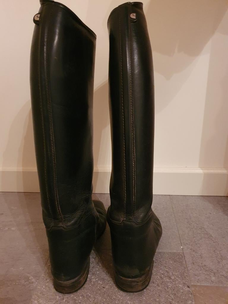 Cavallo zwarte leren rijlaarzen zonder rits, Dieren en Toebehoren, Gebruikt, Dressuur, Kinderen, Ophalen of Verzenden