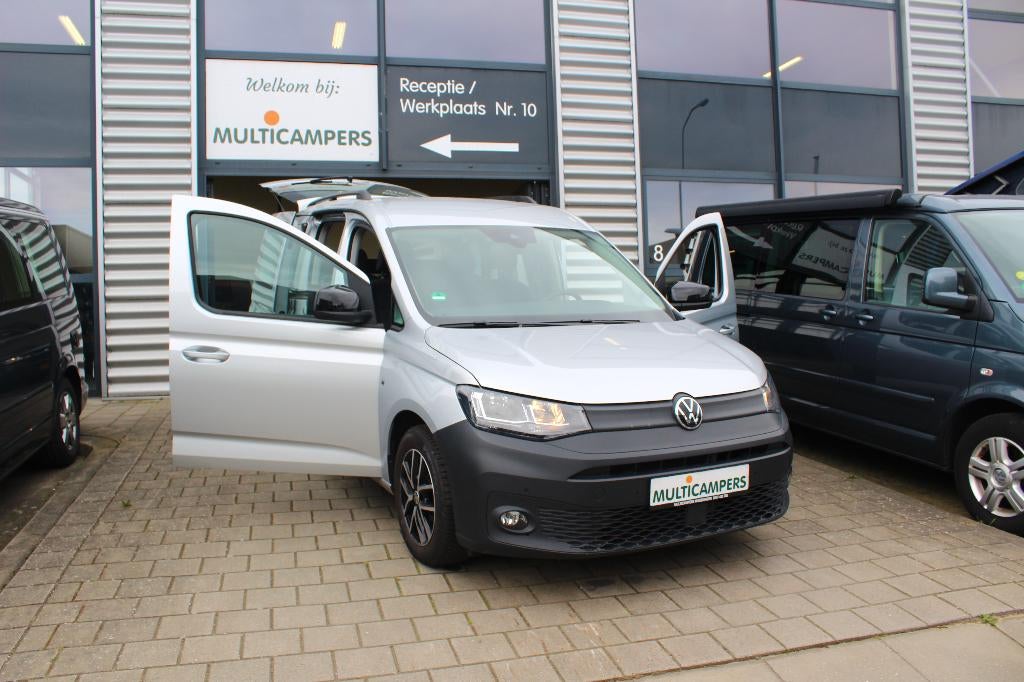 Caddy Life Benzine Camper 11-2023 QUQUQBOX, Auto's, Volkswagen, Bedrijf, Te koop, Caddy Combi, ABS, Achteruitrijcamera, Adaptive Cruise Control