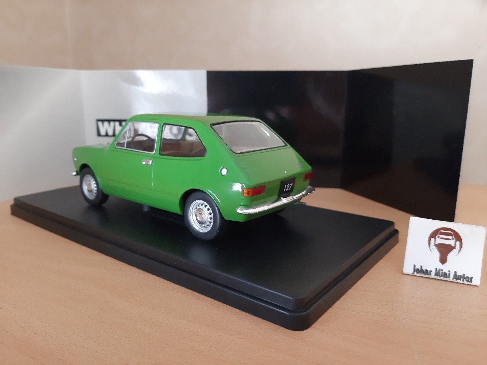 Fiat 127 1971 groen van Whitebox 1:24, Overige merken, Auto, Nieuw, Ophalen of Verzenden