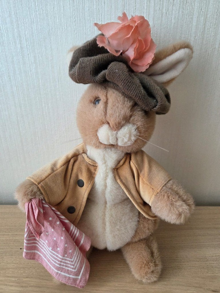 Benjamin Bunny knuffel - 35 cm, Overige merken, Overige karakters, Konijn, Ophalen of Verzenden