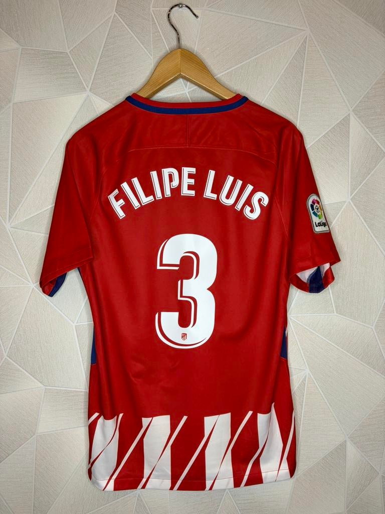 Atletico Madrid Thuis 2017/2018 Felipe Luis, Maat S, Ophalen of Verzenden, Zo goed als nieuw, Shirt