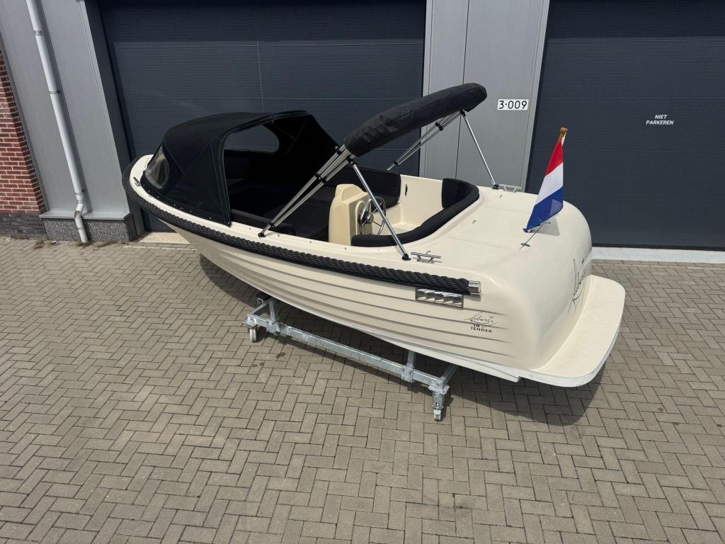 Liberty 550 Tender Sloep Compleet incl. Mercury 15PK 4-takt, 10 tot 30 pk, Gebruikt, Liberty, Wfwatersport@botenverhuurhoorn.nl