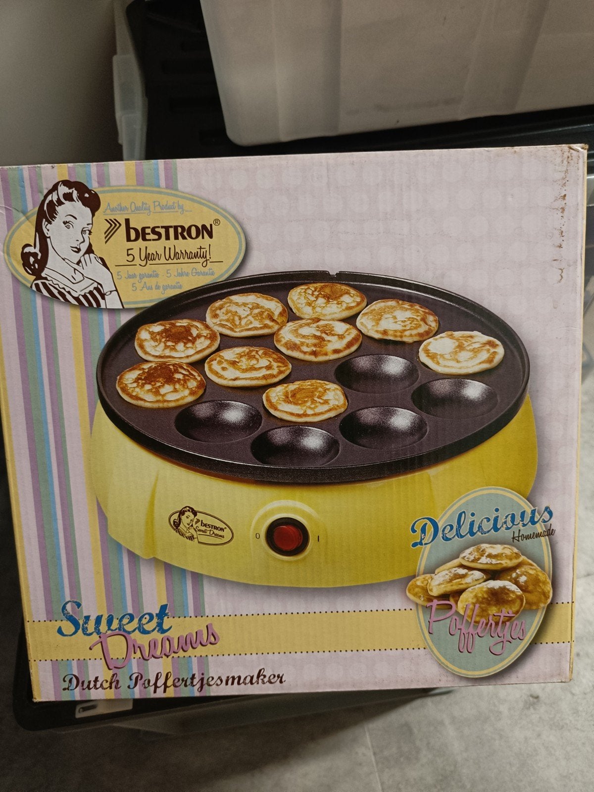Bestron Poffertjesmaker - Heerlijke Zelfgemaakte Poffertjes, Ophalen, Gebruikt
