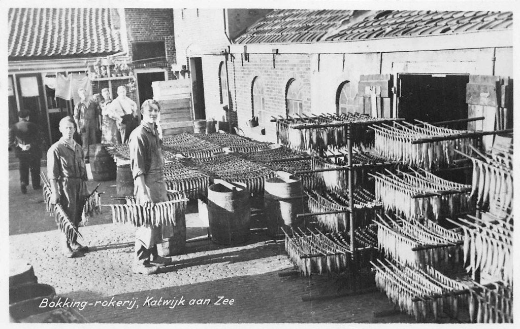 430 Katwijk aan Zee - Bokking Rokerij, Ophalen of Verzenden, 1940 tot 1960, Ongelopen, Zuid-Holland
