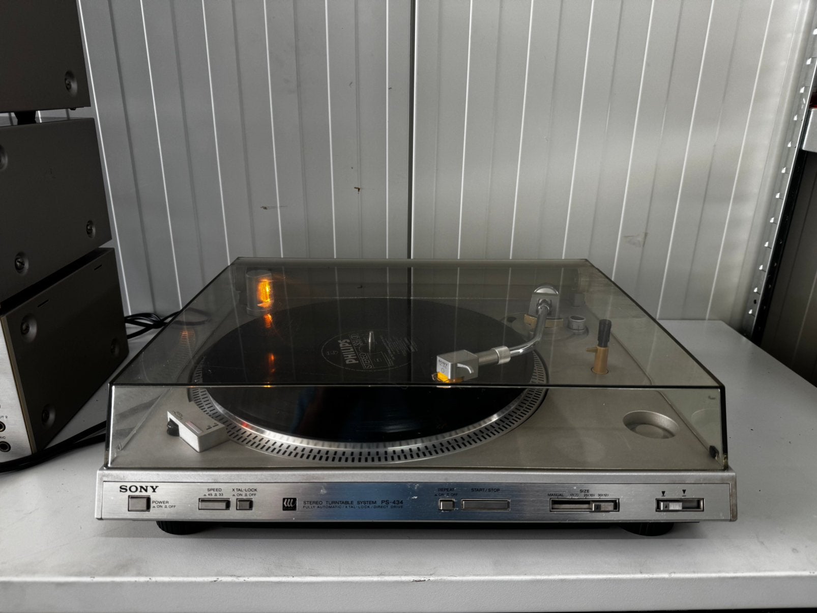 Sony PS434 volautomatische platenspeler, Ophalen, Zo goed als nieuw, Sony