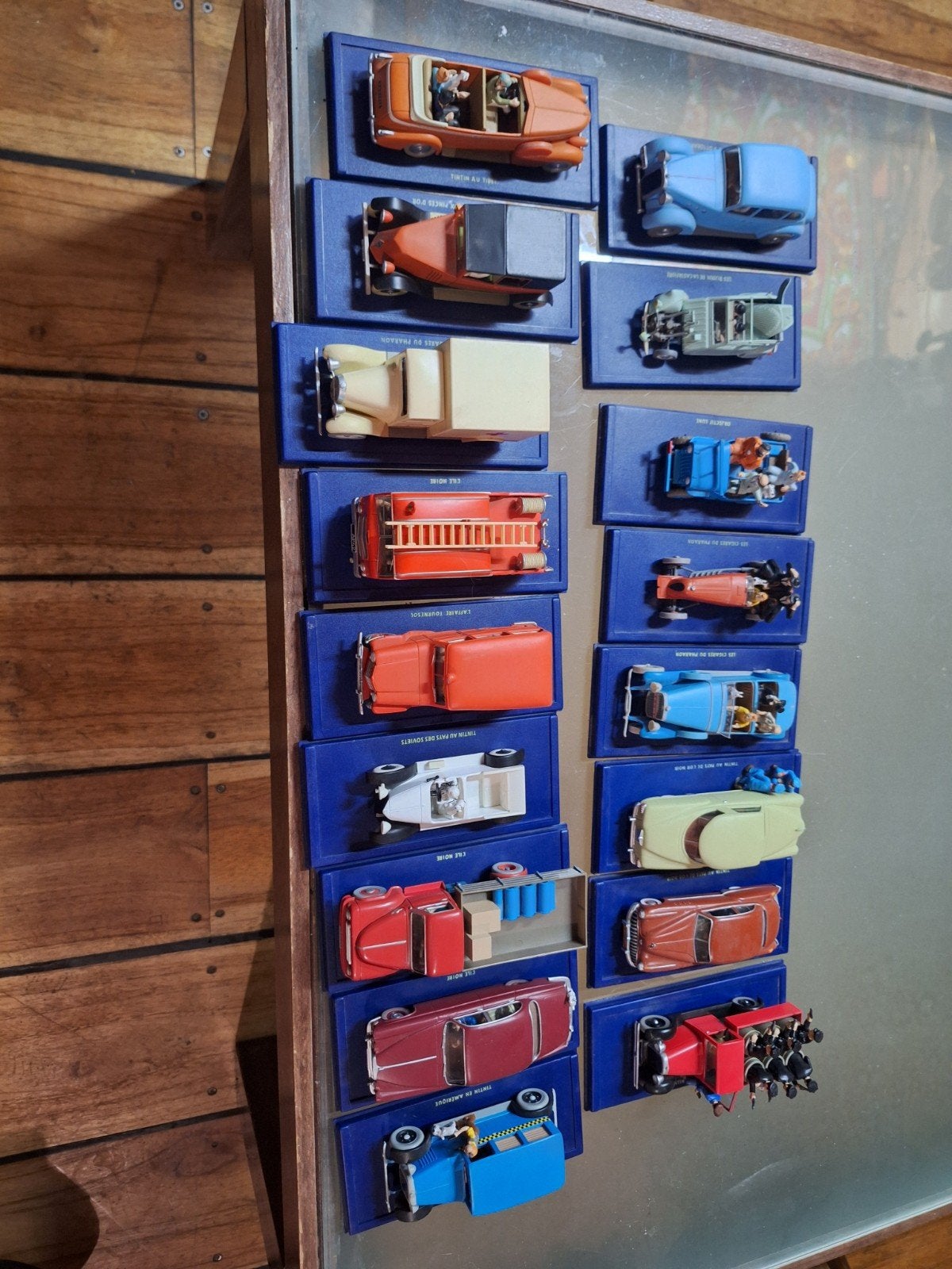 Kuifje / Tintin – 17 Éditions Atlas modelauto’s 1:43, Ophalen of Verzenden, Gebruikt, Auto, Overige merken