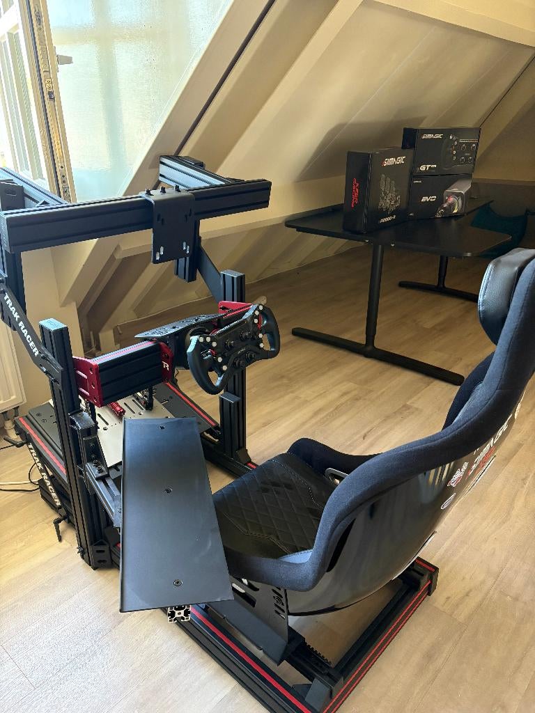 Sim Racing Setup, Ophalen, 1 speler, Racen en Vliegen, Zo goed als nieuw