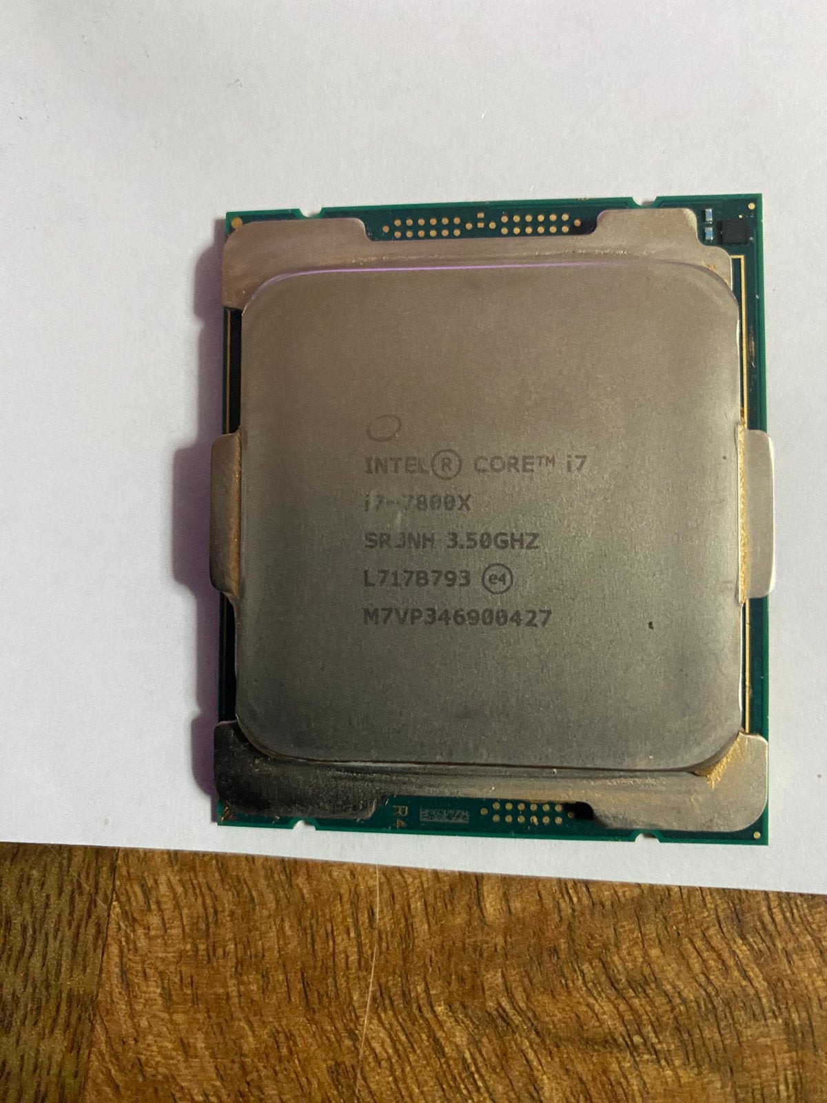 intel core i7  7800x LGA (2066)(299x), Ophalen, LGA 2066, Zo goed als nieuw, Intel Core i7