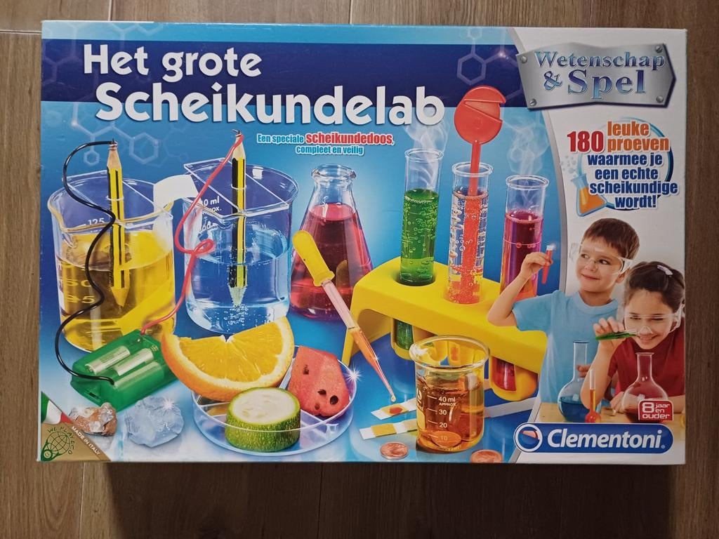 Clementoni Het Grote Scheikundelab - Wetenschap & Spel, Kinderen en Baby's, Speelgoed | Educatief en Creatief, Ophalen of Verzenden