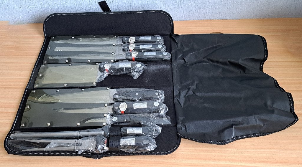 Nieuwe Carl Weill 9-delige messenset, Verzenden, Bestekset, Overige typen, Nieuw
