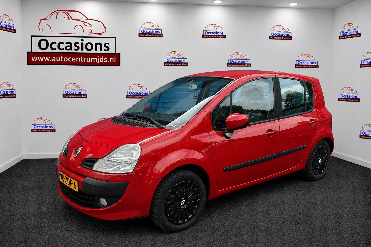 Renault Modus 1.6-16V Expression. Airco ! Parkeer sensoren a, Auto's, Renault, Stof, Gebruikt, Zwart, 4 cilinders