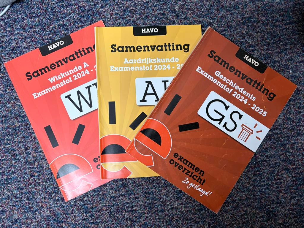 Examenbundels HAVO, Ophalen of Verzenden, Zo goed als nieuw, HAVO, Aardrijkskunde
