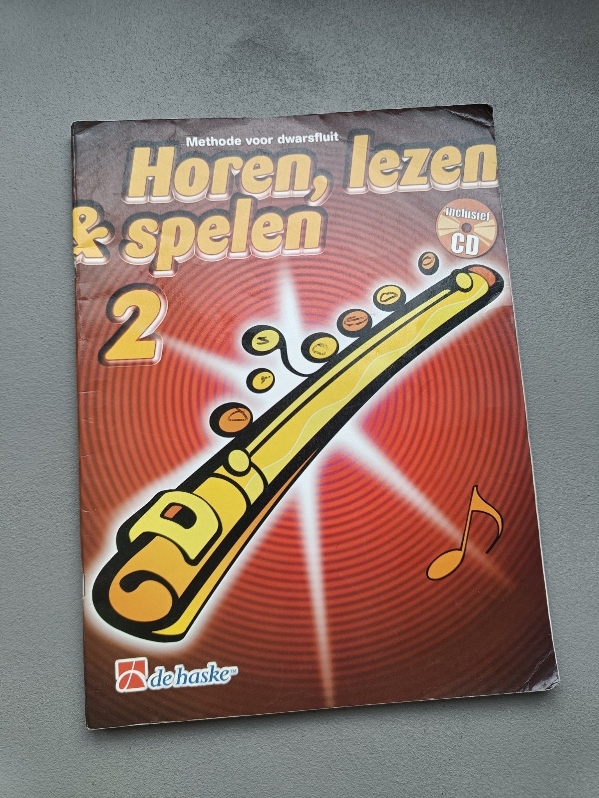 Horen, lezen & spelen 2 - Methode voor dwarsfluit, Gebruikt, Overige genres, Les of Cursus, Dwarsfluit of Piccolo
