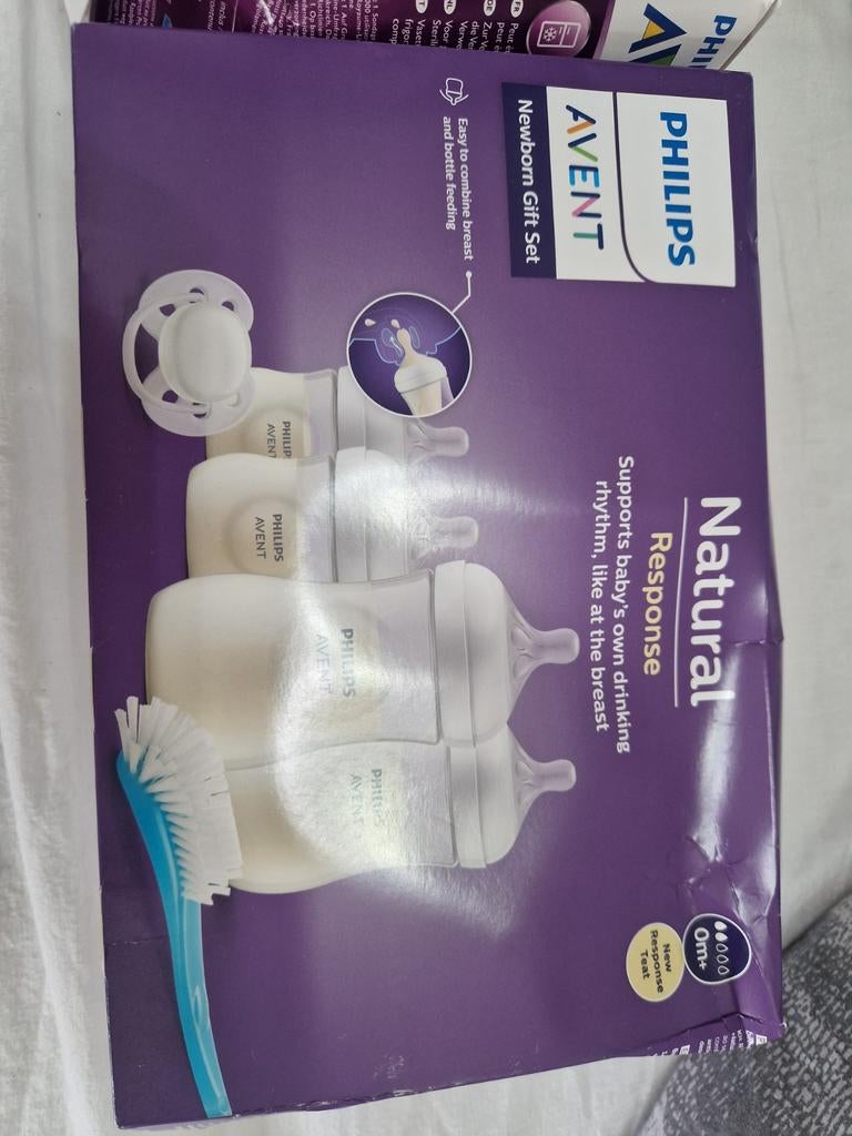 Newborn Giftset compleet met flessen, droogrek en bekers, Ophalen of Verzenden, Nieuw, Overige typen