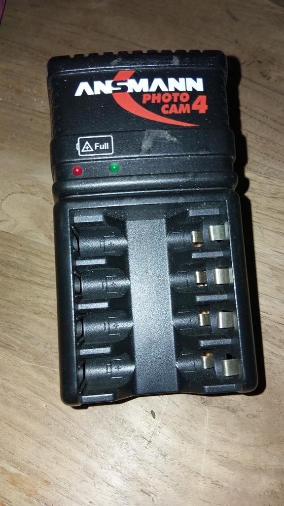 Ansmann Photocam 4 Oplader voor AA/AAA NiMH Accu's, Ophalen of Verzenden, Zo goed als nieuw
