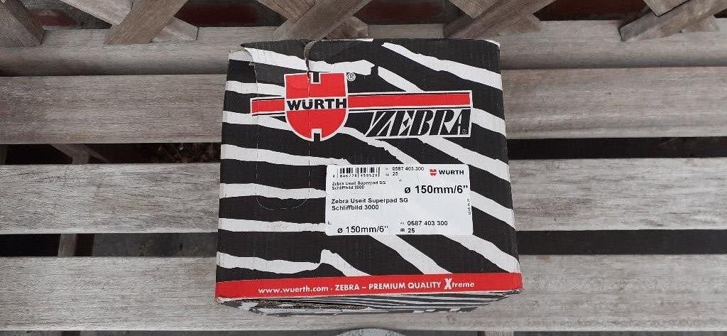 Wurth Zebra schuurpads, Ophalen of Verzenden