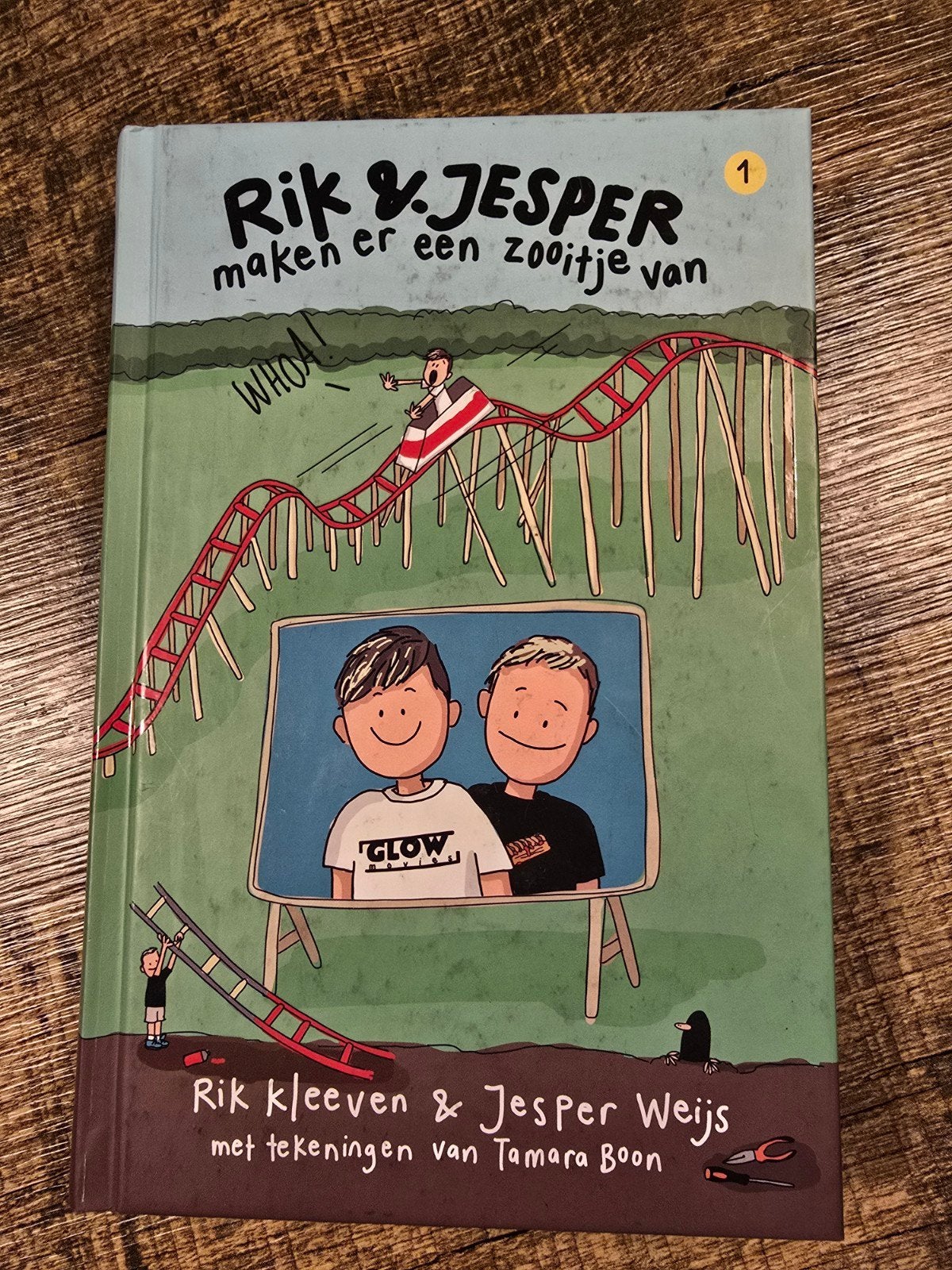 Rik & Jesper maken er een zooitje van, Ophalen of Verzenden, Zo goed als nieuw, Rik Kleeven & Jesper Weijs, Fictie algemeen