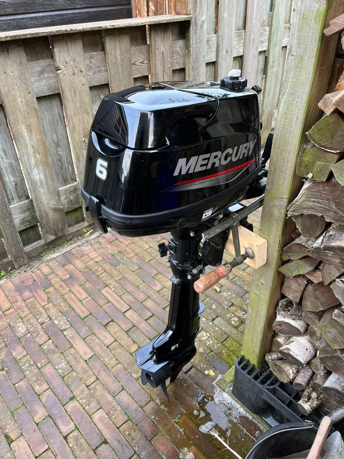 Mercury 6 pk buitenboordmotor, Watersport en Boten, Ophalen, Gebruikt, 5 tot 10 pk, Viertaktmotor
