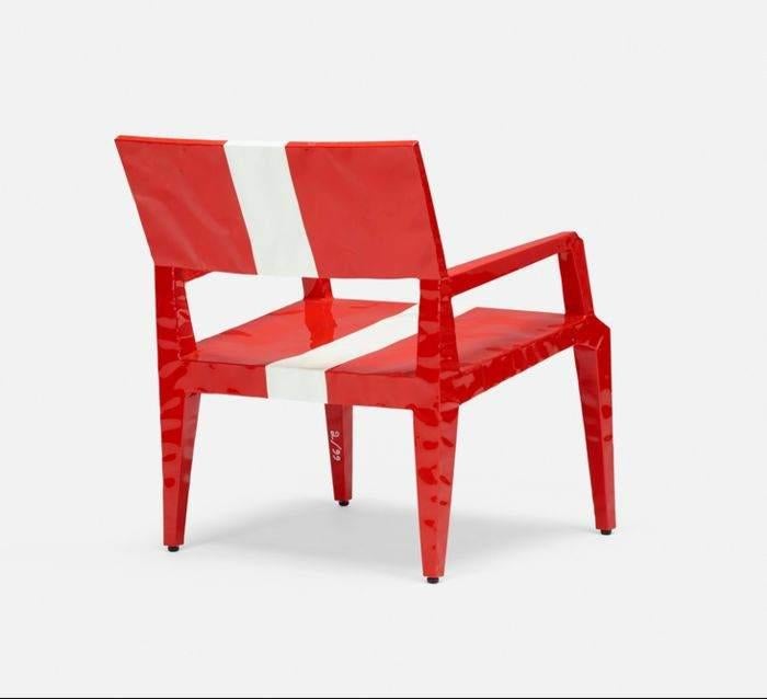 Mr. Bugatti limited edition racing chair, Ophalen, Zo goed als nieuw, Rood, Overige materialen