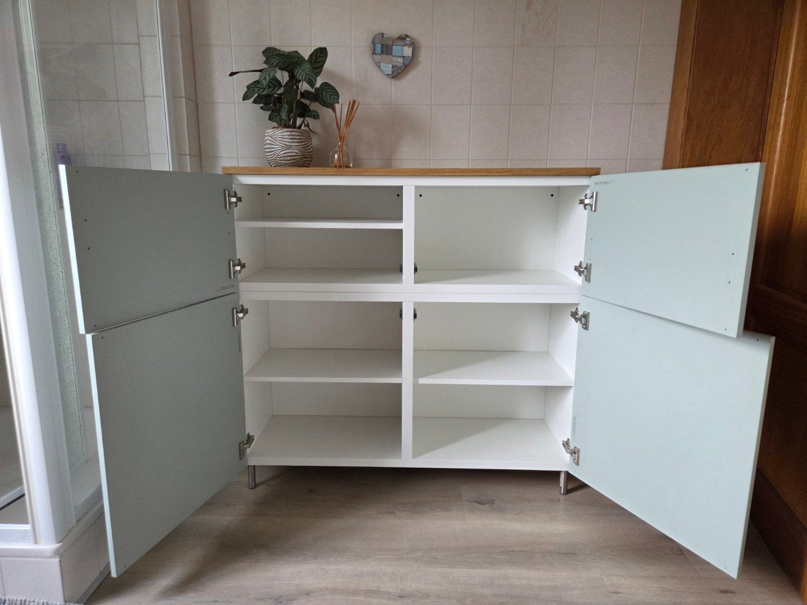 IKEA Bestå / Hjortvinken opbergcombi met deuren en planken, Ophalen, 100 tot 150 cm, Zo goed als nieuw, Minder dan 150 cm