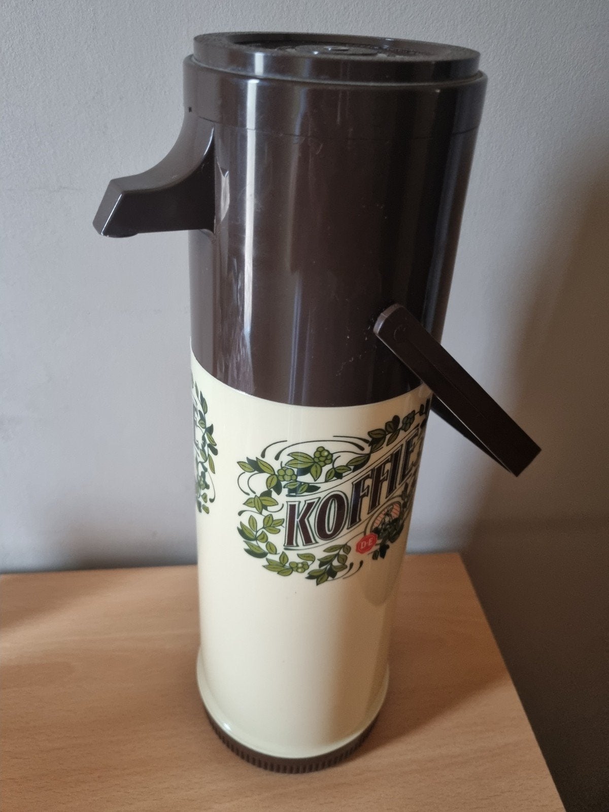 Vintage jaren 70 Douwe Egberts koffie thermoskan zgn, Ophalen