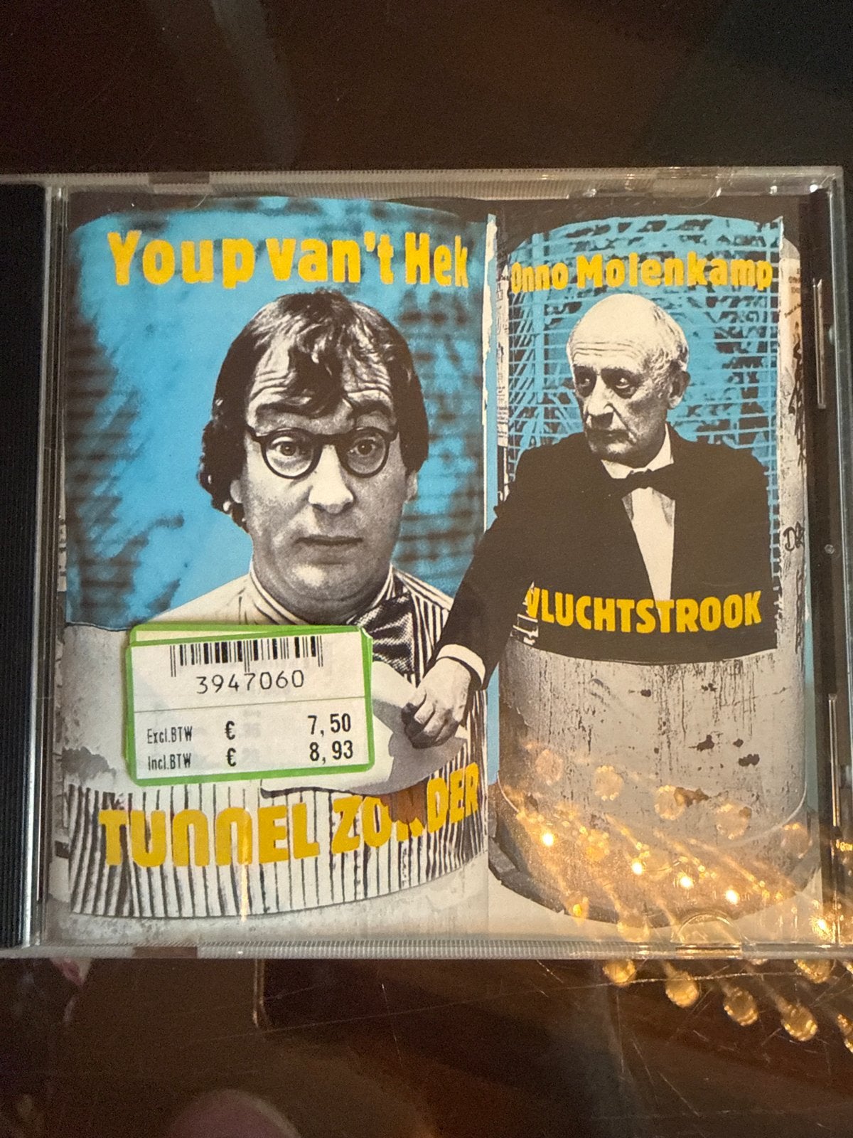 Youp van 't Hek & Onno Molenkamp - Tunnel Zonder Luchtstrook, Cd's en Dvd's, Ophalen of Verzenden, Gebruikt, Album, Inclusief doosje