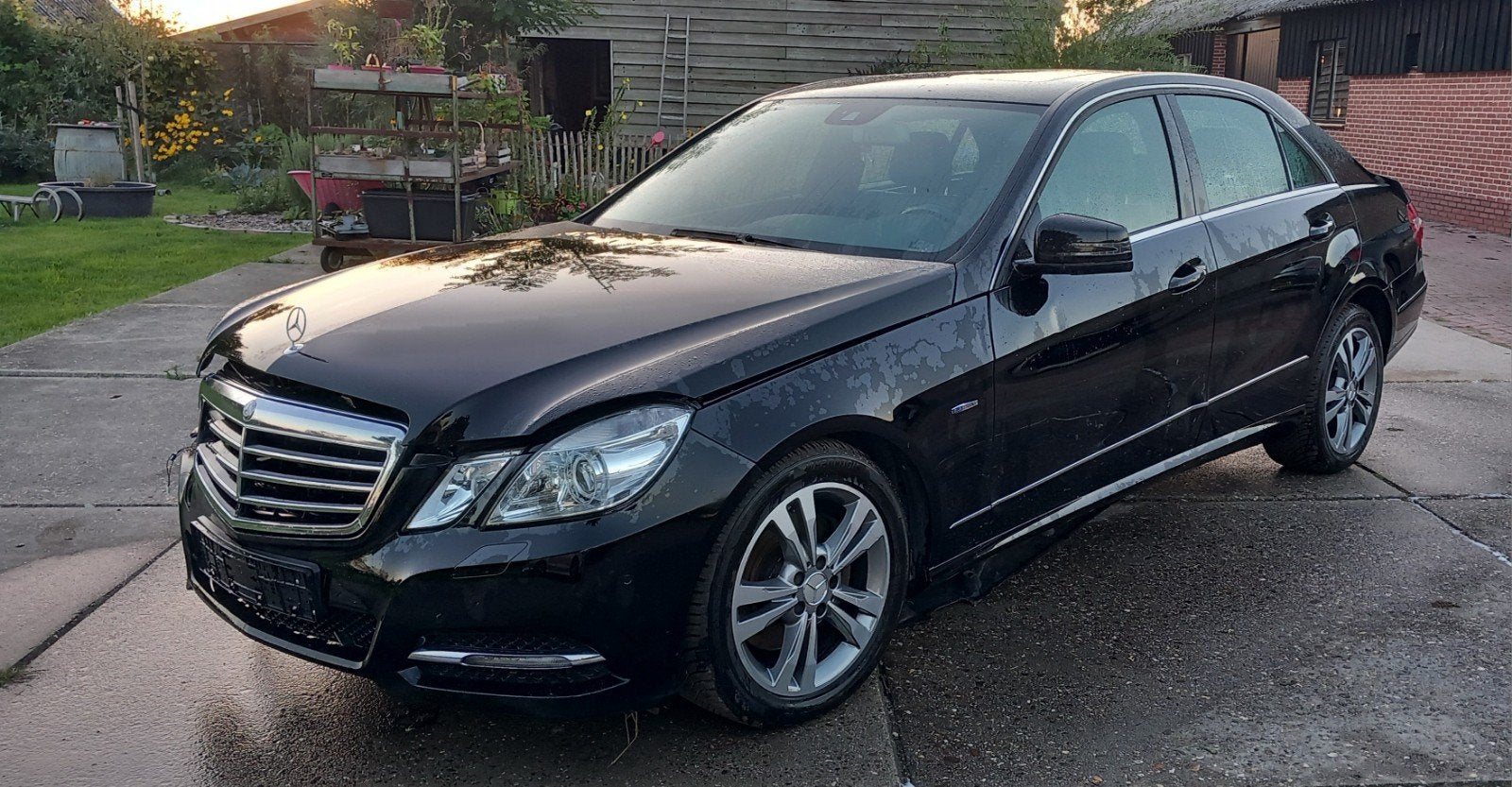 Mercedes E300  4 Matic, Auto diversen, Zwart, Mercedes-Benz, Sedan, Benzine