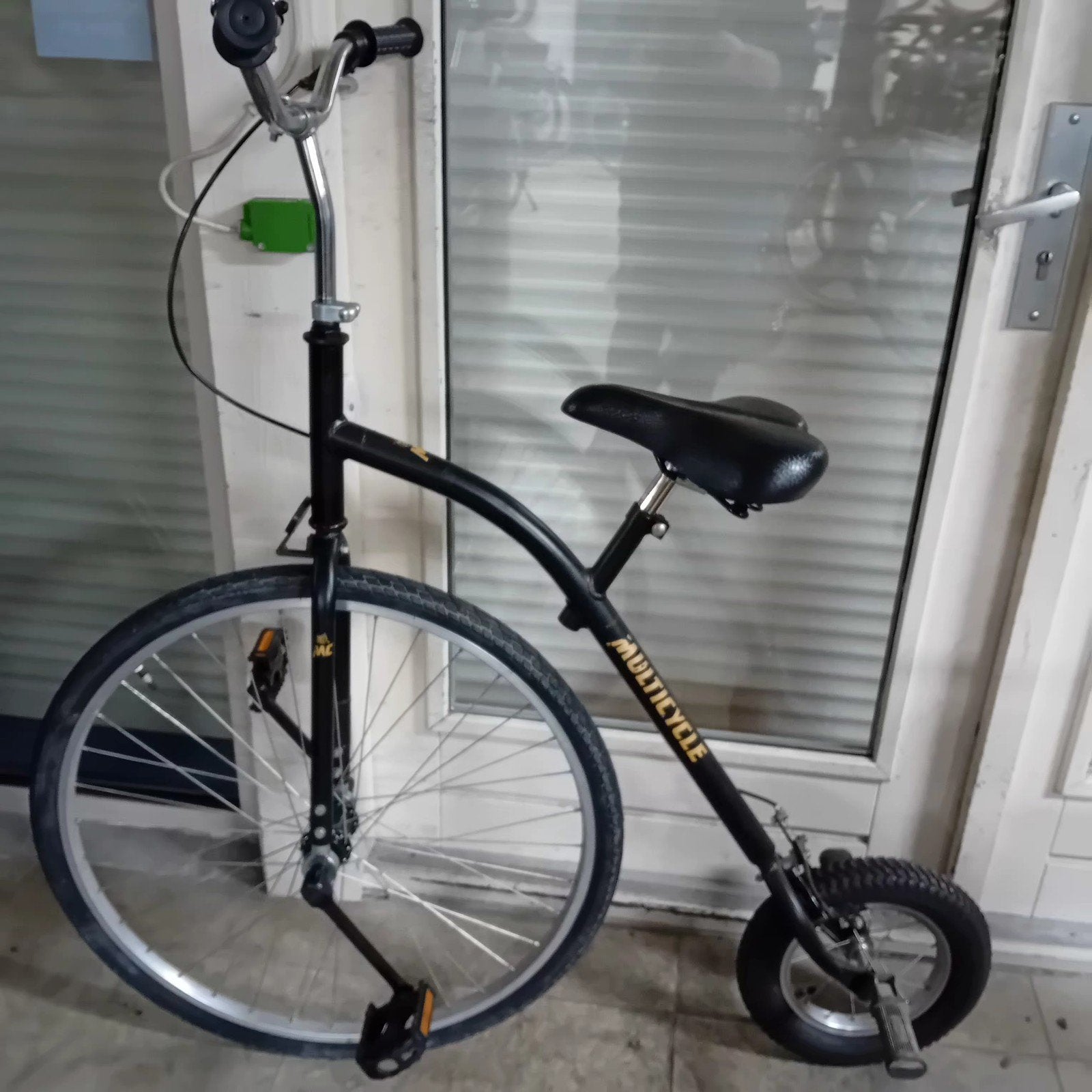 Unieke Multicycle Eenwieler - Zwart, Fietsen en Brommers, Fietsen | Eenwielers, Ophalen, Gebruikt