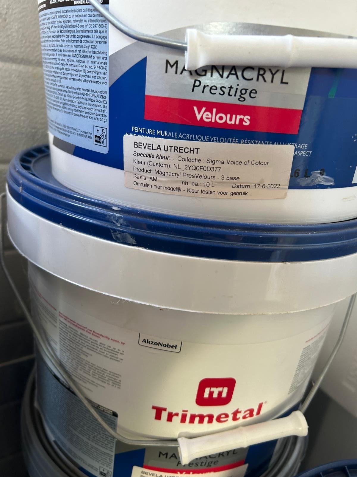 Diverse verf - Nieuw en ongebruikt, Ophalen, Overige kleuren, 5 tot 10 liter, Nieuw