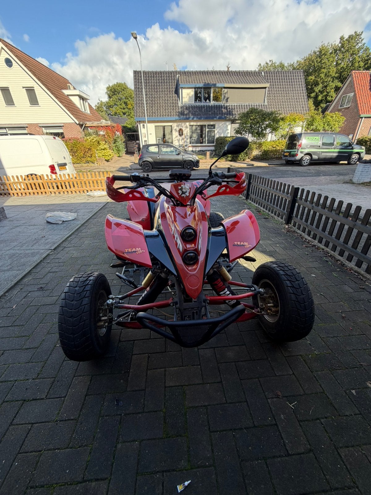 Quad met kenteken uniek street model, Motoren