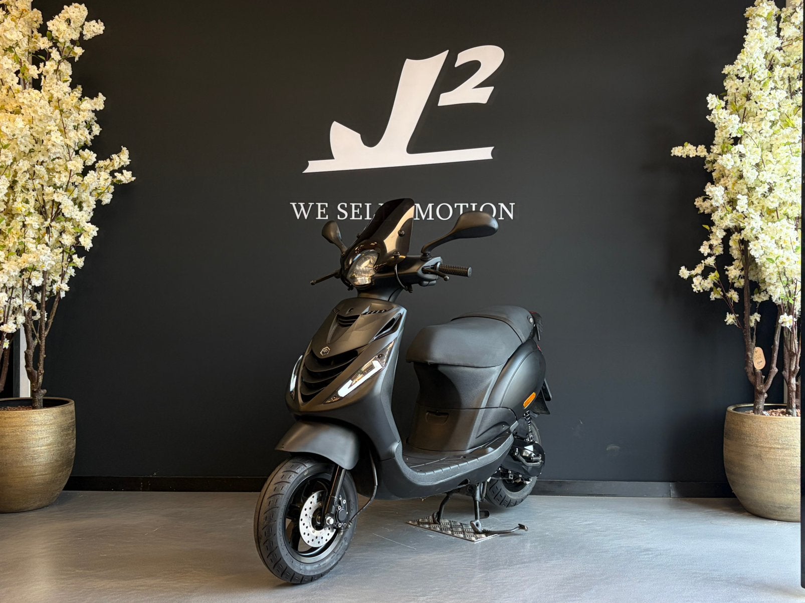 Piaggio Zip 2 takt | Mat Zwart | Brom | 2015 | 4380 km, Overige modellen, ., Maximaal 45 km/u, Ophalen of Verzenden