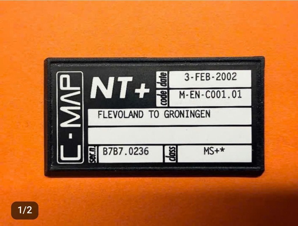 Cmap C-map Flevoland to Groningen NT+, Watersport en Boten, Navigatiemiddelen en Scheepselektronica, Ophalen, Gebruikt