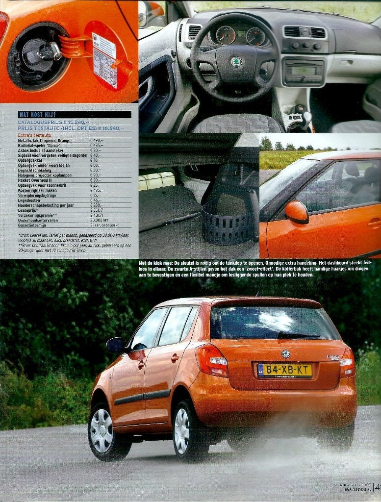 Autovisie dubbeltest Opel Corsa versus Skoda Fabia 2007, Ophalen of Verzenden, Gelezen, Opel