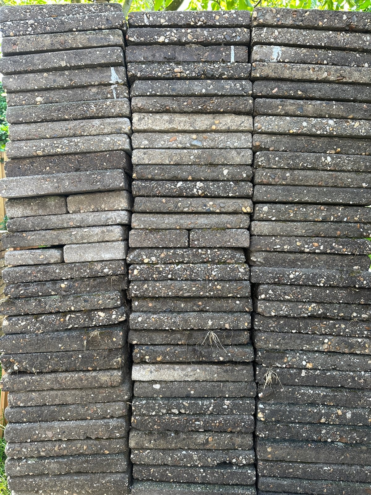 Gebruikte betontegels voor terras of pad, Tuin en Terras, Tegels en Klinkers, Ophalen, Gebruikt, 10 m² of meer, Beton