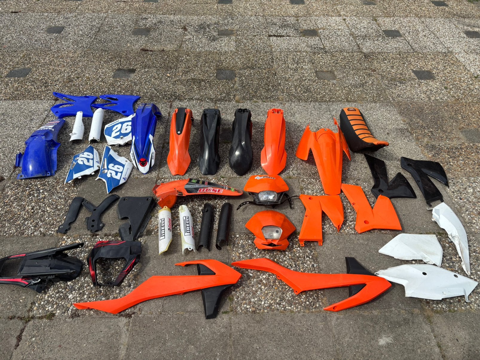 KTM SX EXC SXF YAMAHA YZ Kappenset kappenset’s, Ophalen of Verzenden