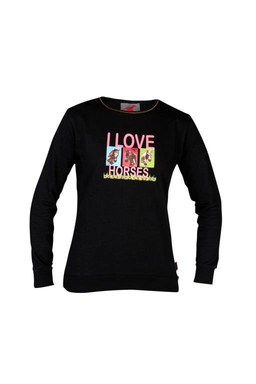 Zwarte Red Horse Fancy trui maat 152/164, Dieren en Toebehoren, Kinderen, Dressuur, Red Horse, Nieuw