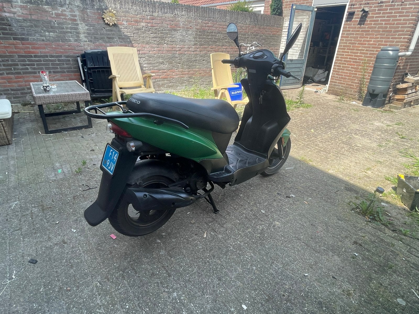 Kymco scooter met nieuwe 72cc motor, nog geen 100km gelopen, Ophalen, Gebruikt, Kymco, Benzine