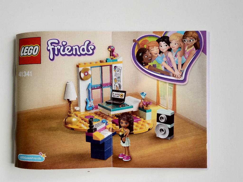 Lego Friends 41341 Andrea's Slaapkamer, Compleet, Lego, Friends, Ophalen of Verzenden