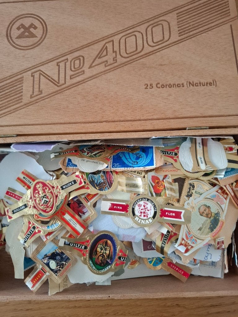 Sigarenbandjes, veelal UILTJE, Ophalen, Gebruikt, Sigarenbandjes