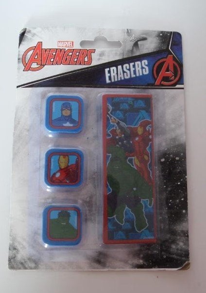 Avengers gum set, Verzenden, Zo goed als nieuw
