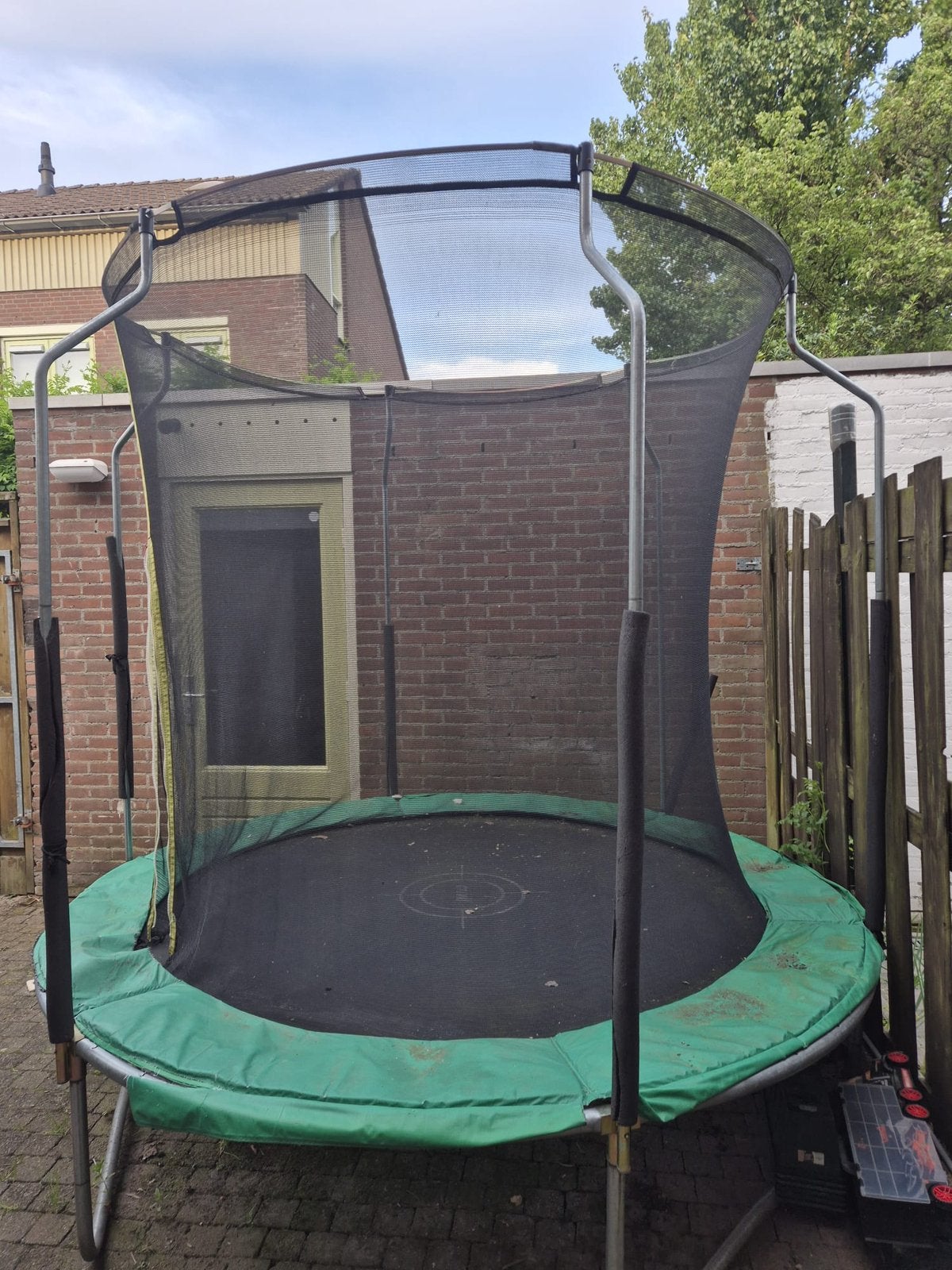 Te koop mooi trampoline, Kinderen en Baby's, Ophalen of Verzenden, Zo goed als nieuw