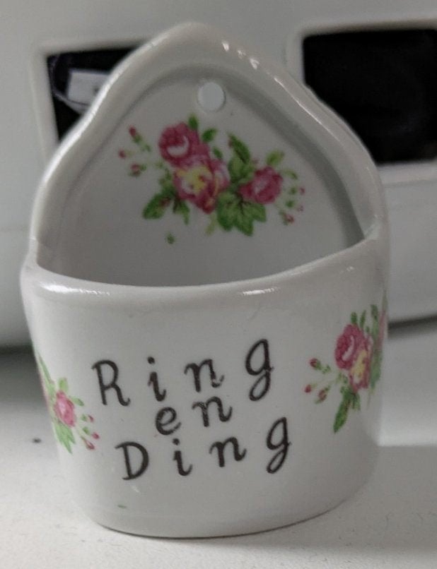 Vintage Ring en Ding wandhanger voor ringen en oorbellen, Ophalen of Verzenden, Huis en Inrichting