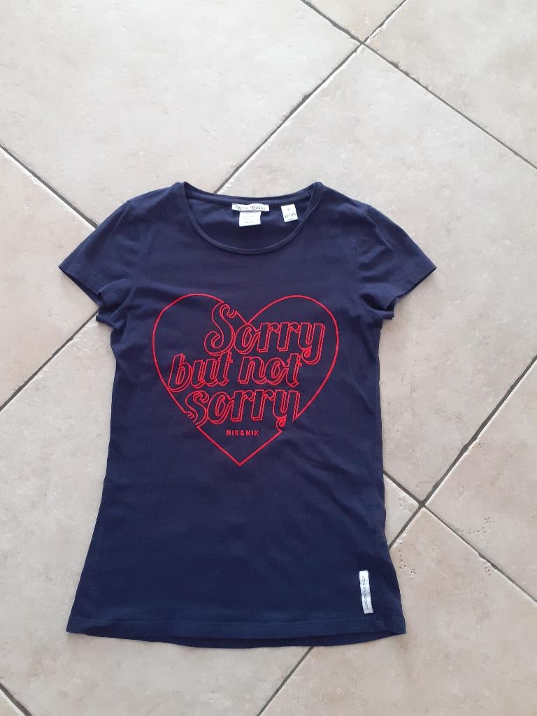 Nik&Nik T-shirt maat 164, Kinderen en Baby's, Kinderkleding | Maat 164, Meisje, Nik&Nik, Ophalen of Verzenden, Zo goed als nieuw